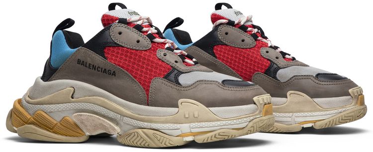 Balenciaga Triple S Sneaker Blue Red 2018