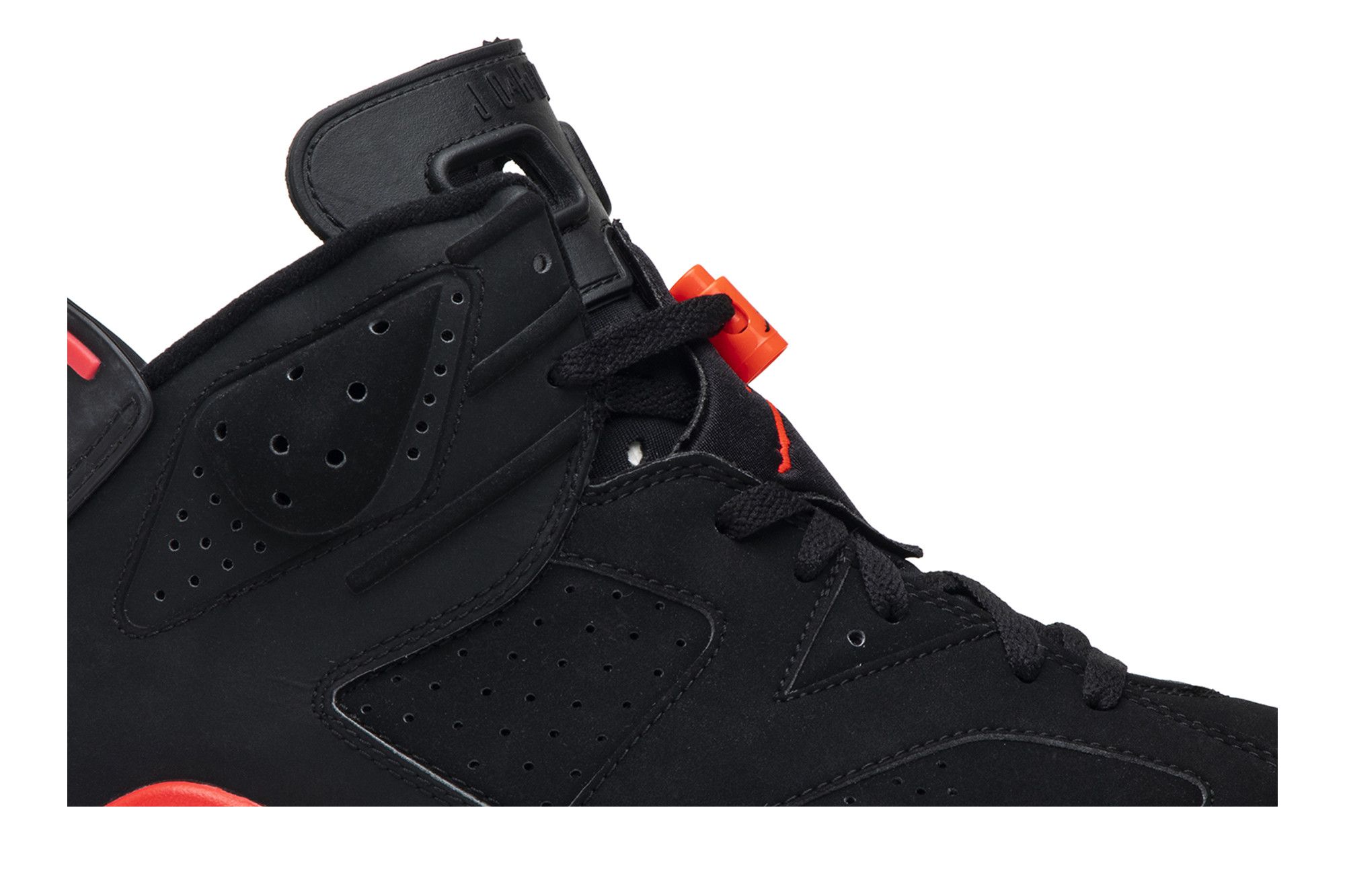 Black and red 6 jordans hot sale