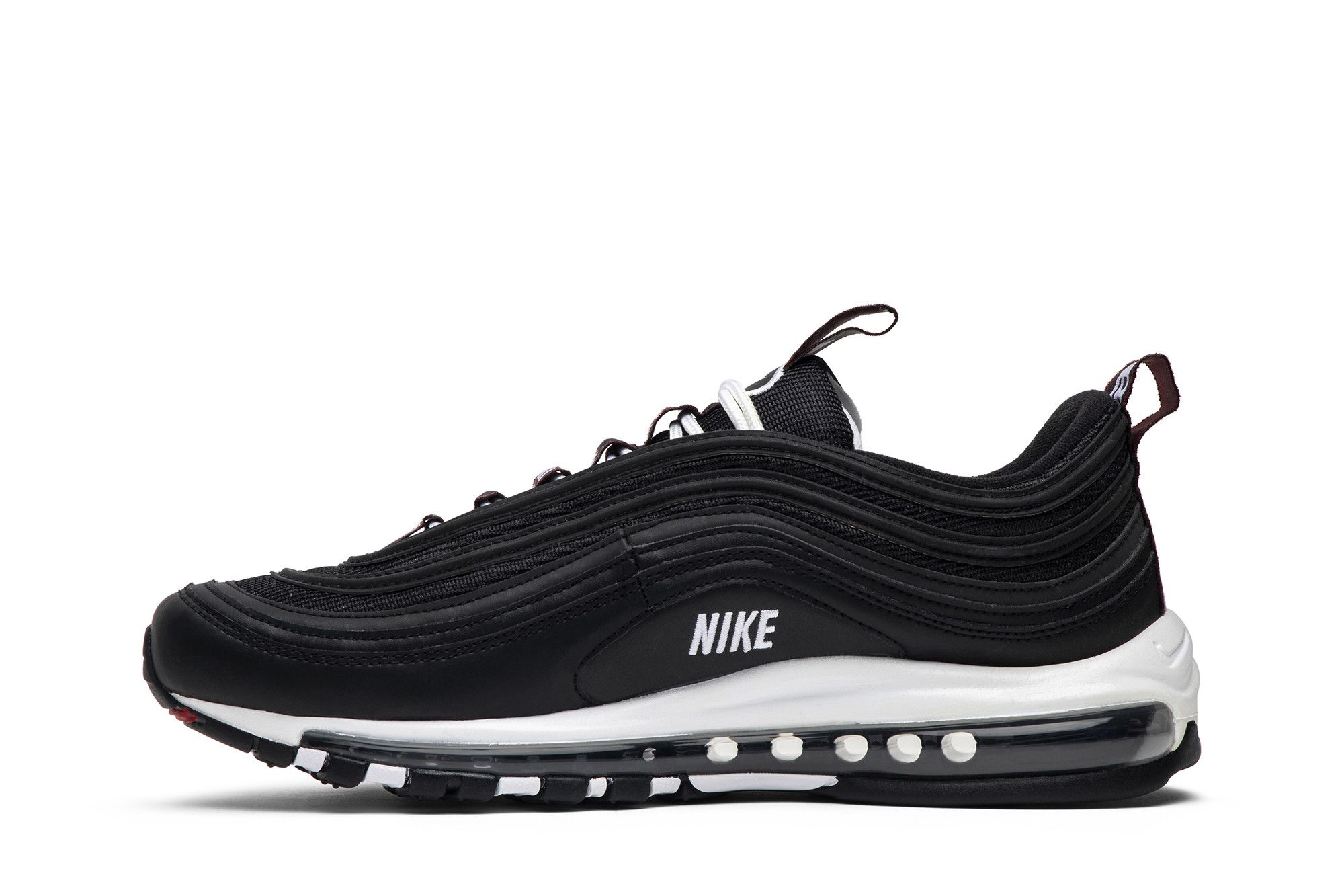 Junior air max 97 black and white sales