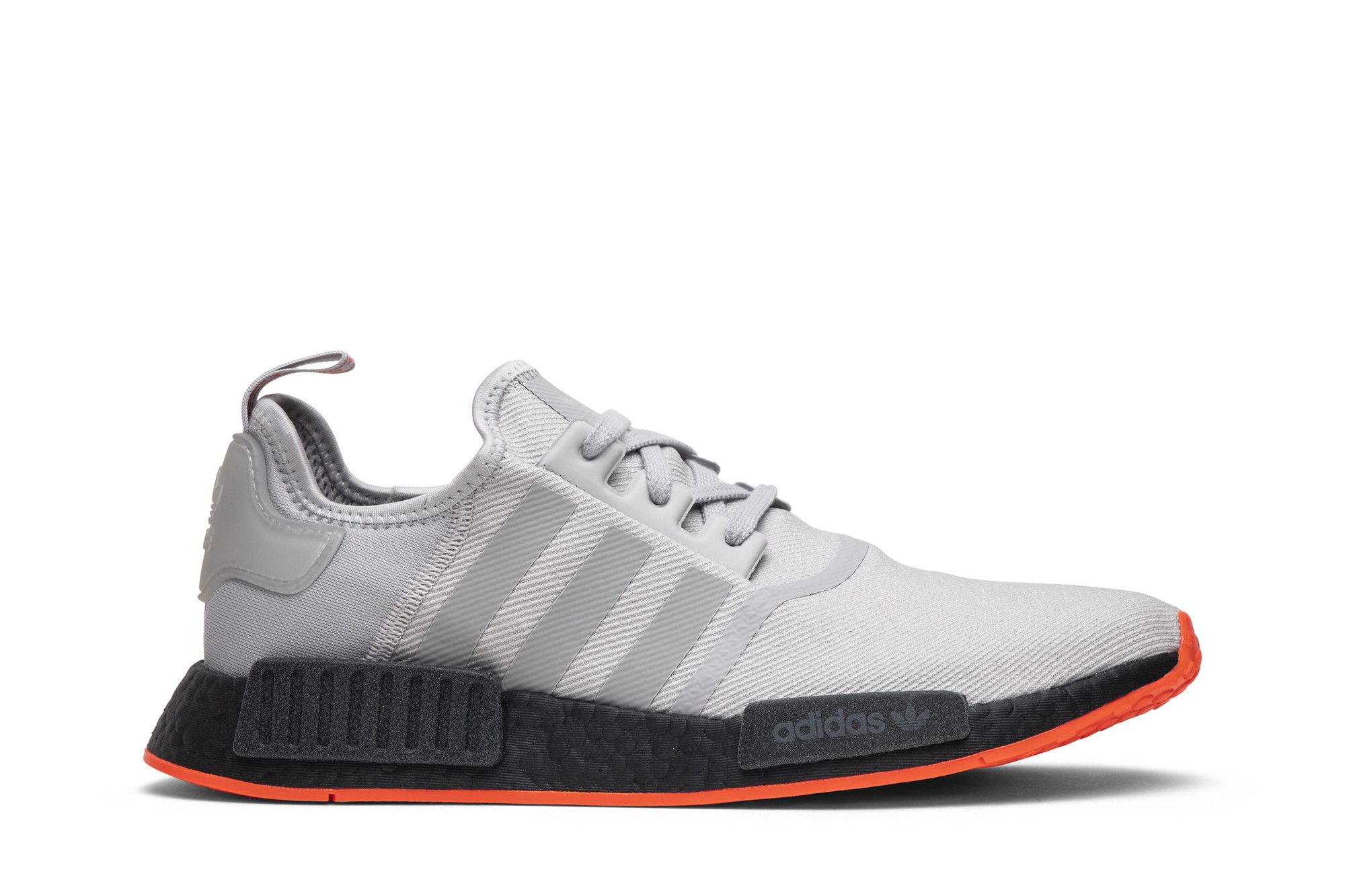 Adidas nmd r1 grey grey solar red new arrivals