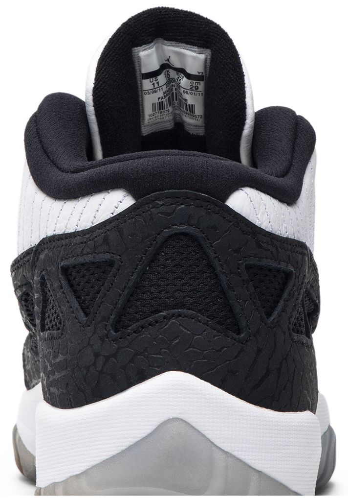 Air Jordan 11 Retro Low IE White Black