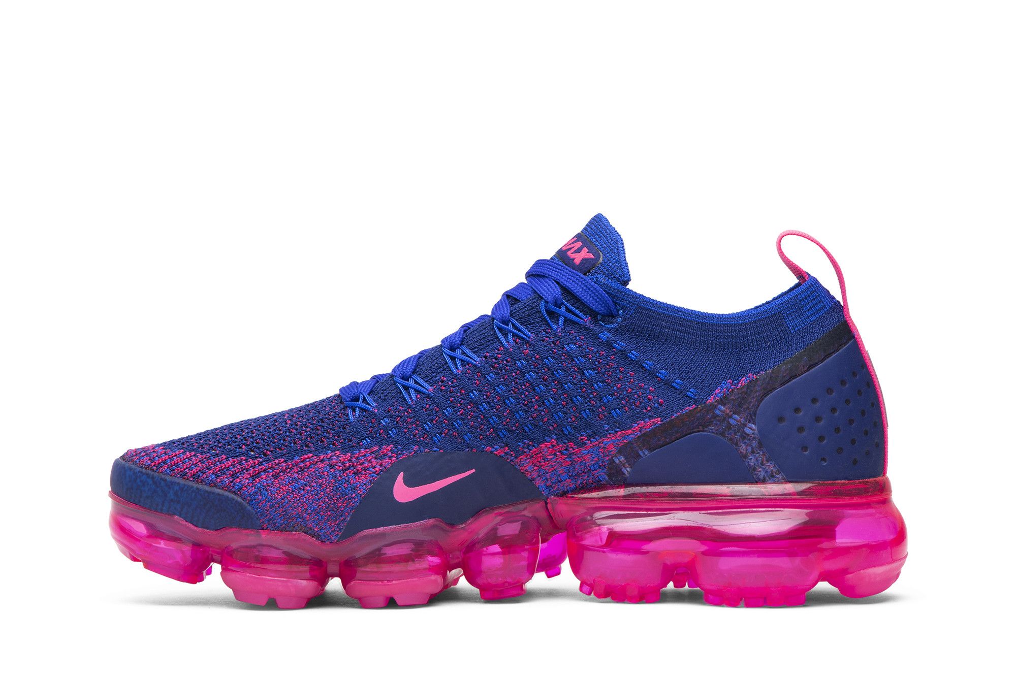 Vapormax flyknit blue and pink cheap