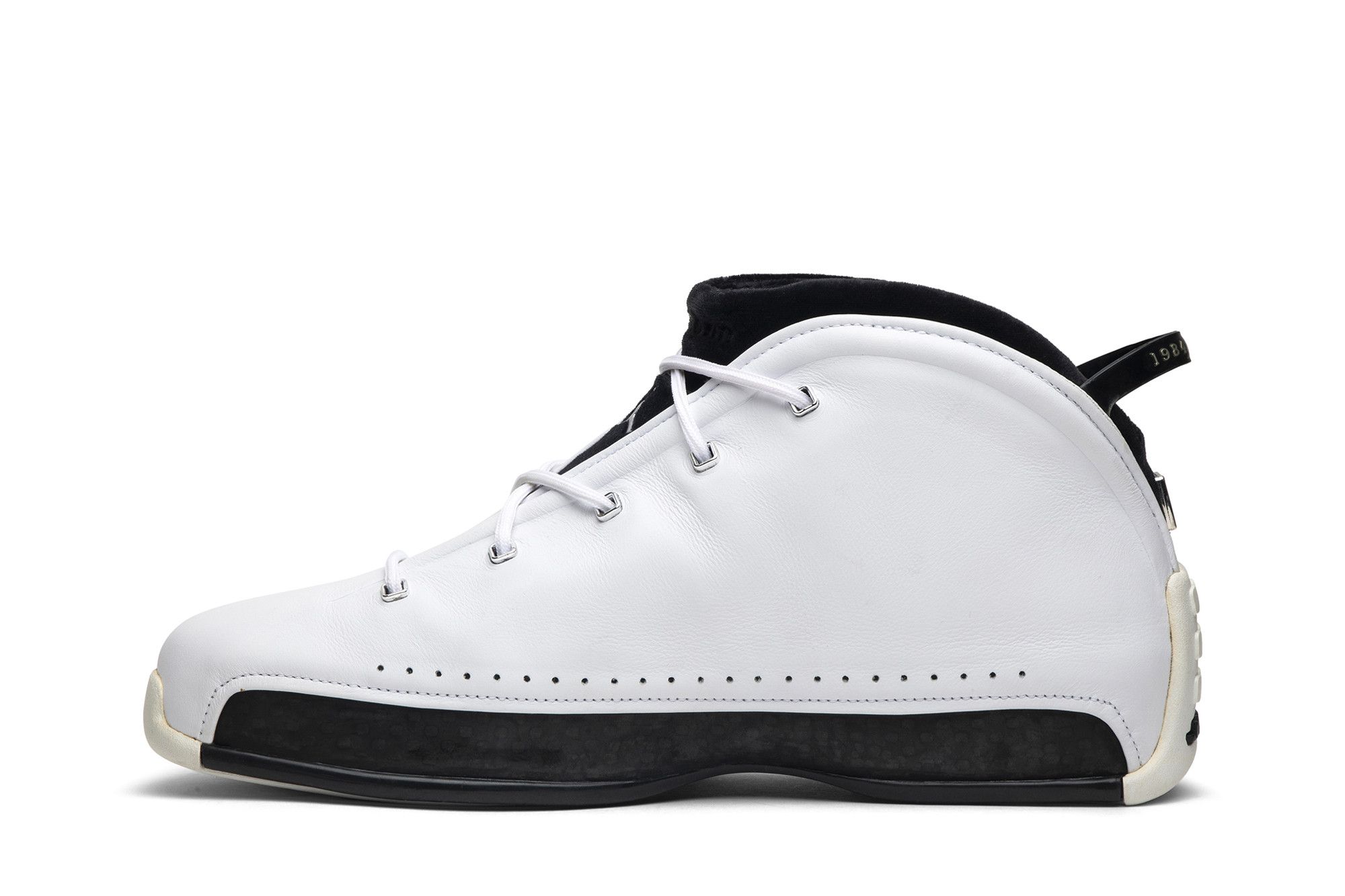 Buy Air Jordan 18.5 OG White Black Chrome 306890 101 GOAT