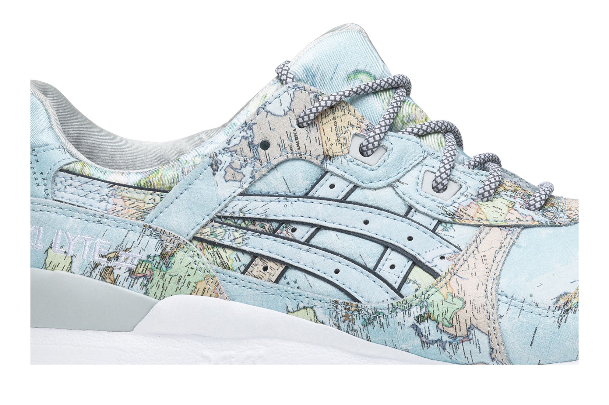 Size 4.0 Atmos x Gel Lyte 3 World Map