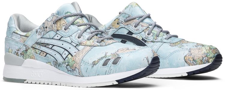 Atmos x ASICS Gel Lyte 3 World Map
