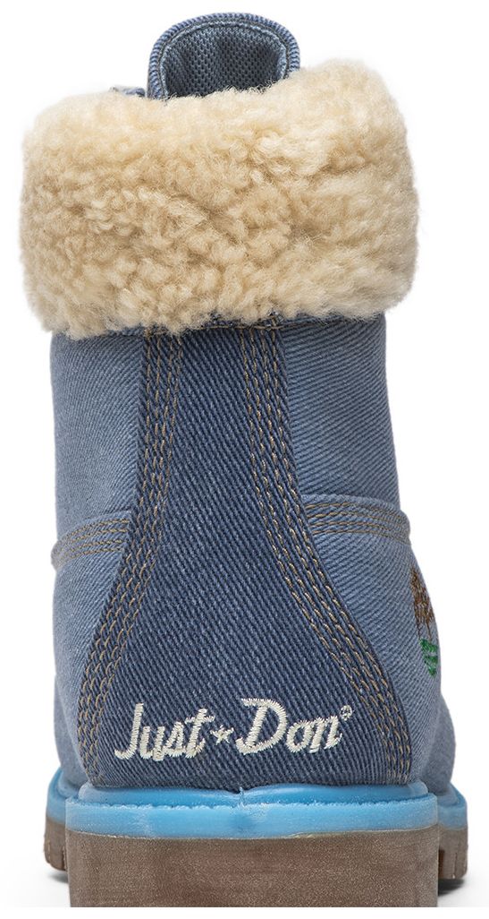 Just Don x Timberland 6 Inch Fabric Boot Blue