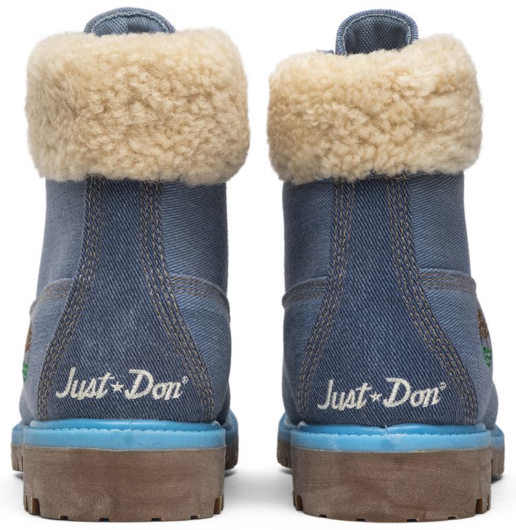Just Don x Timberland 6 Inch Fabric Boot Blue