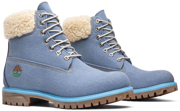 Just Don x Timberland 6 Inch Fabric Boot Blue