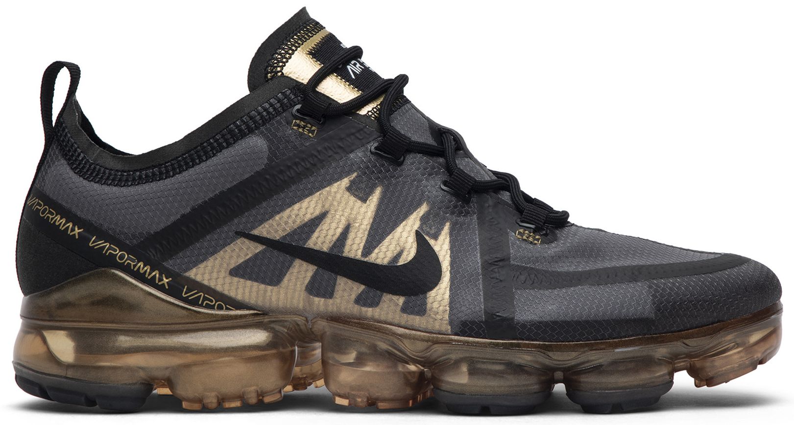 air vapormax plus black and gold