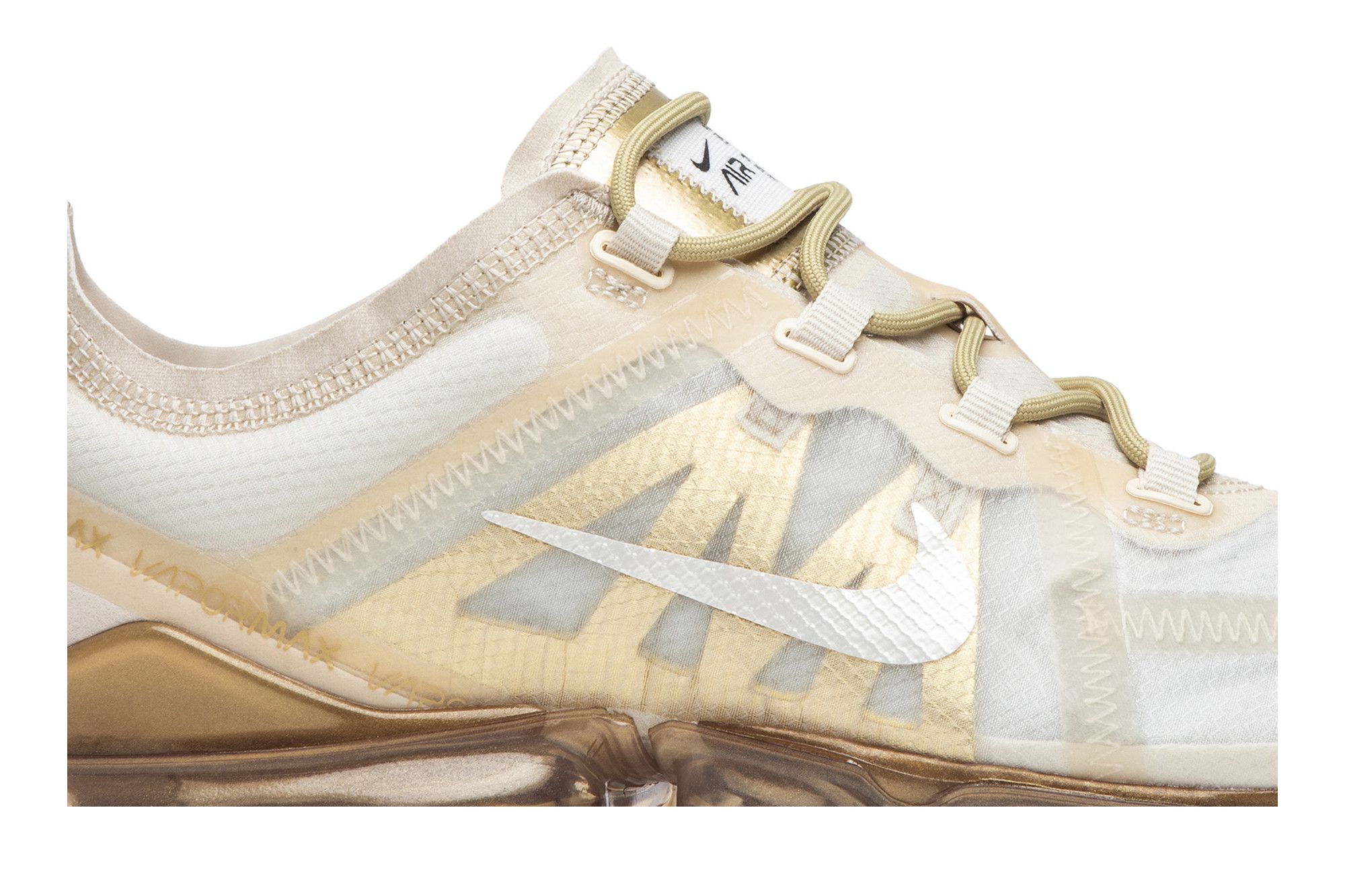 Buy Wmns Air VaporMax 2019 White Gold AR6632 101 GOAT CA