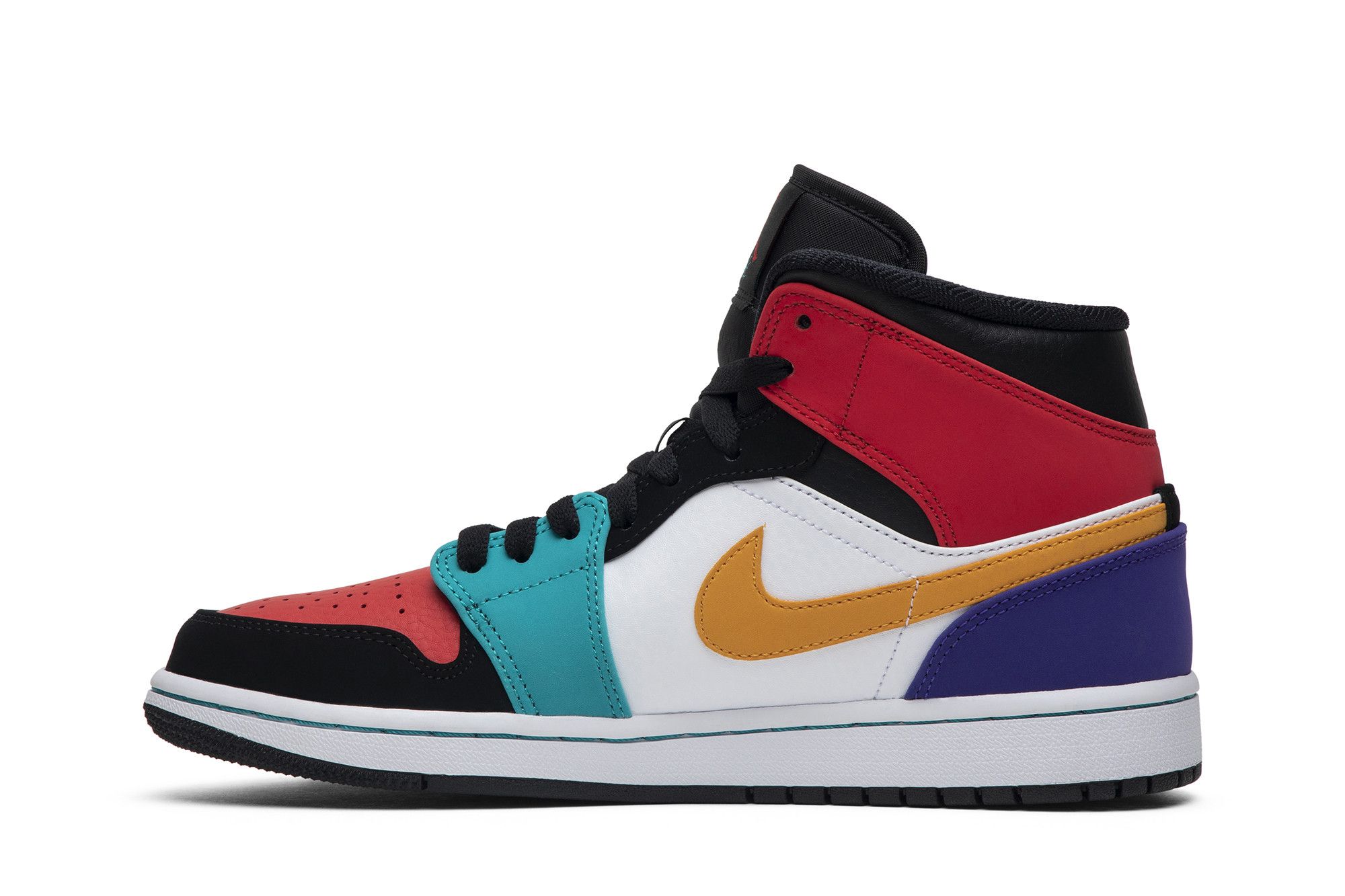 Size 10.5 Air Jordan 1 Mid Multi Color