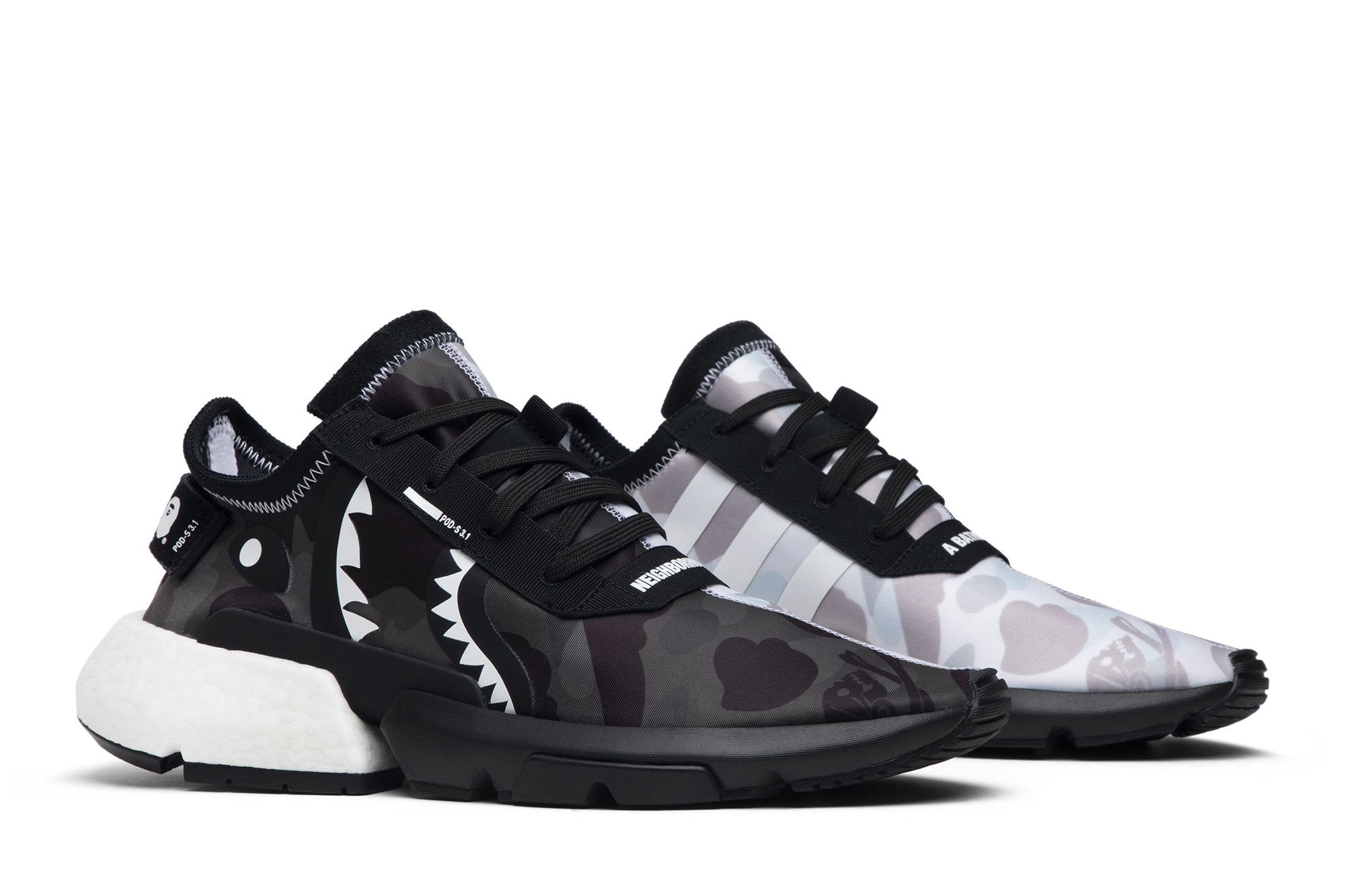 Size 4.0 Neighborhood x A Bathing Ape x P.O.D. S3.1 Camo