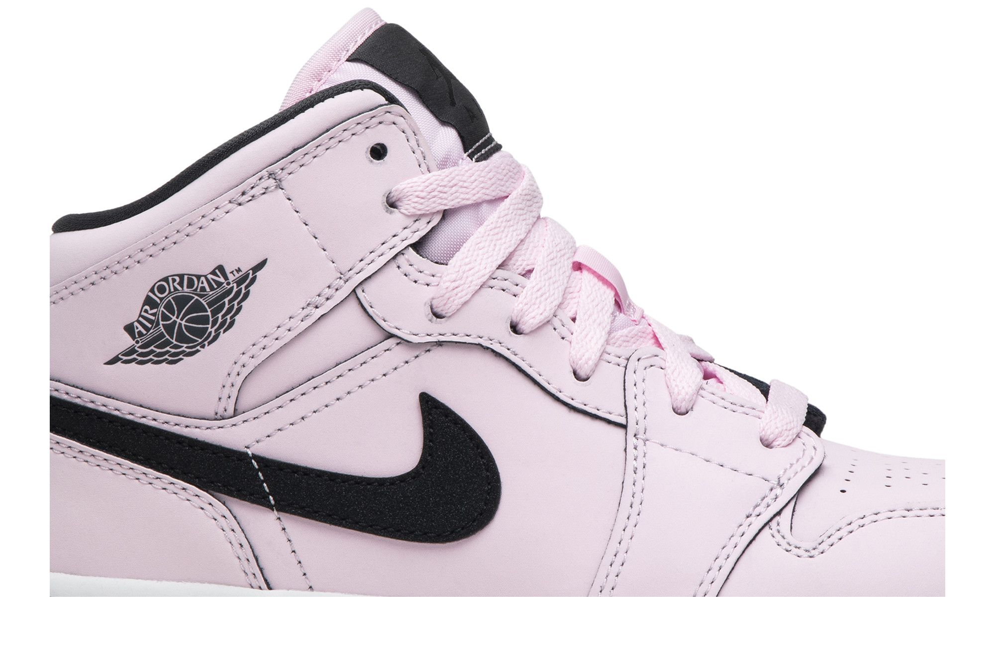 Size 3.5 Air Jordan 1 Mid GS Pink Foam