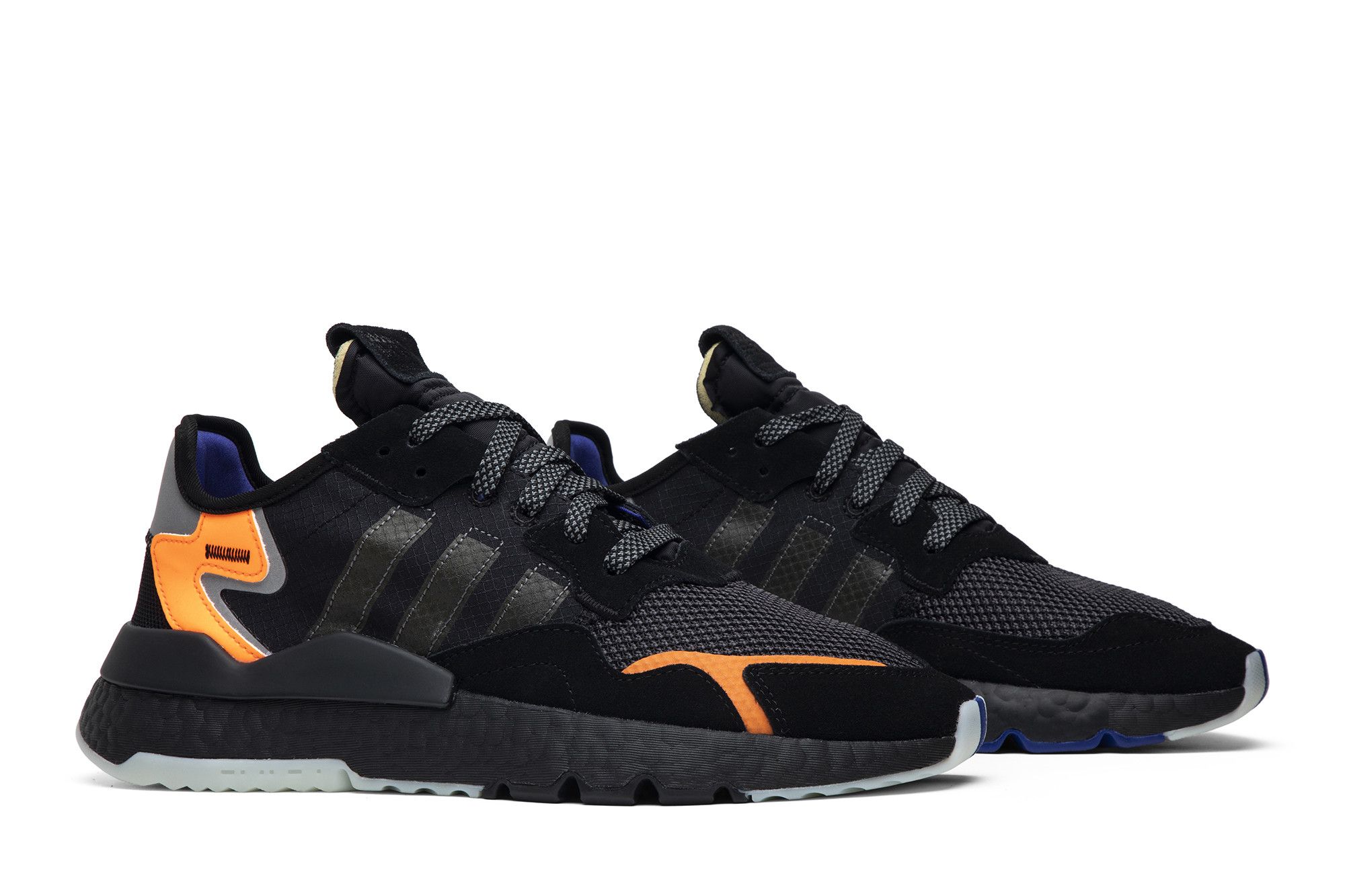 Adidas nite jogger black carbon white store