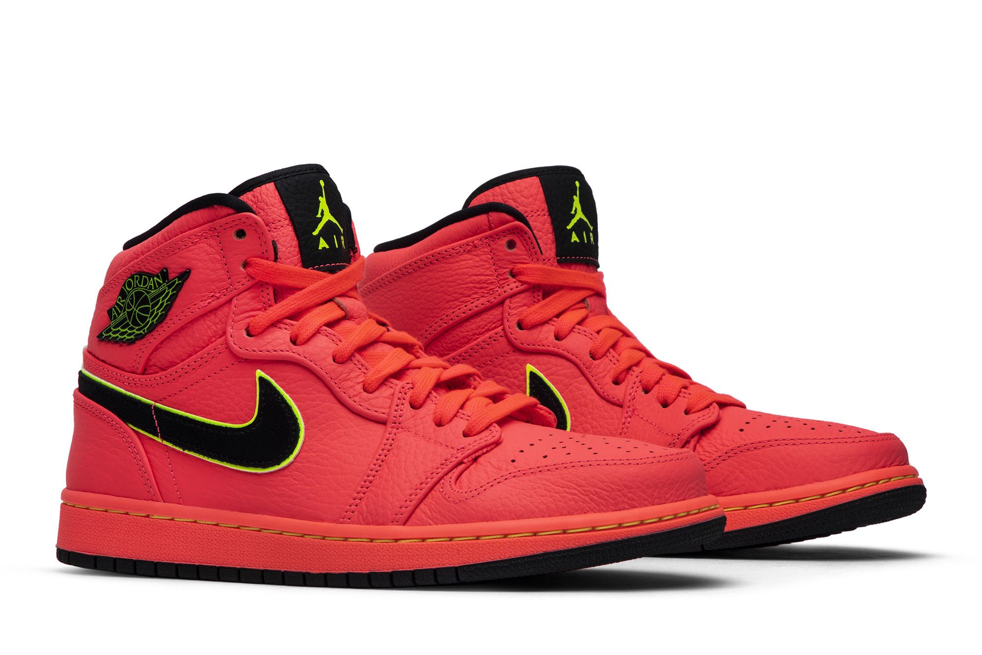 Buy Wmns Air Jordan 1 High Premium Hot Punch AQ9131 600 GOAT