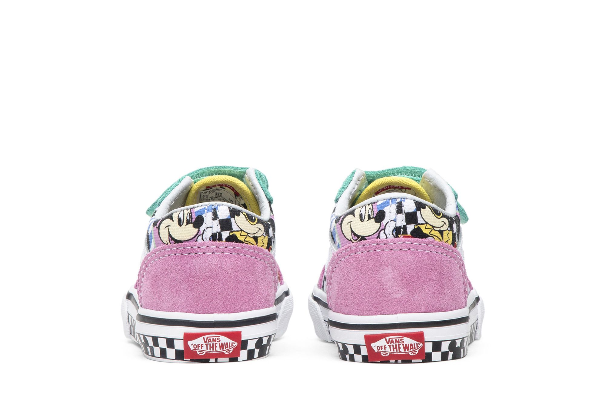 Pink mickey mouse vans top