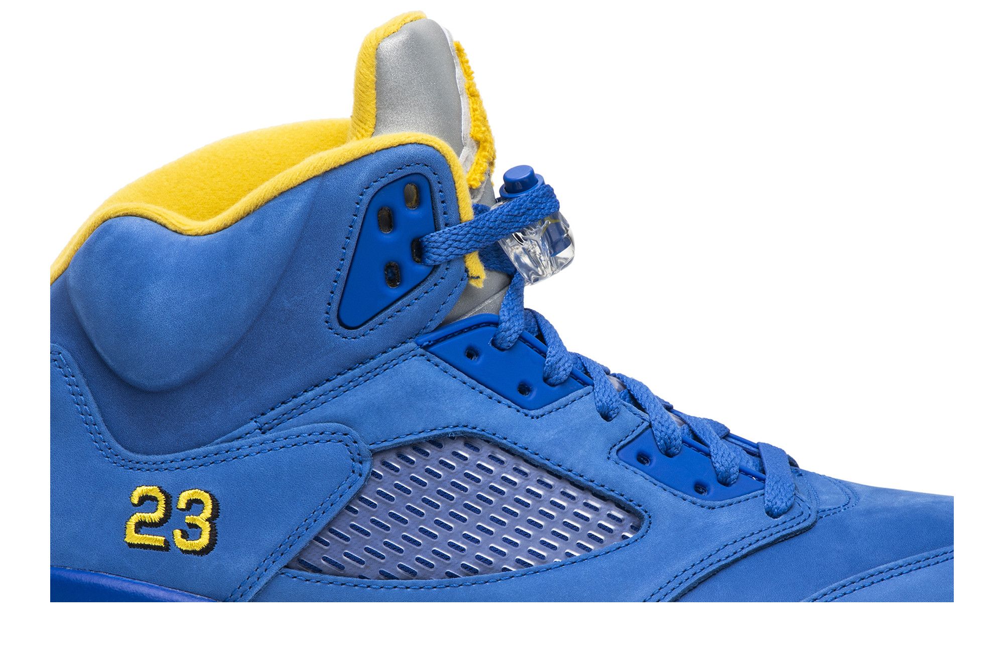 Jordan 5 blue and yellow 2019 sale