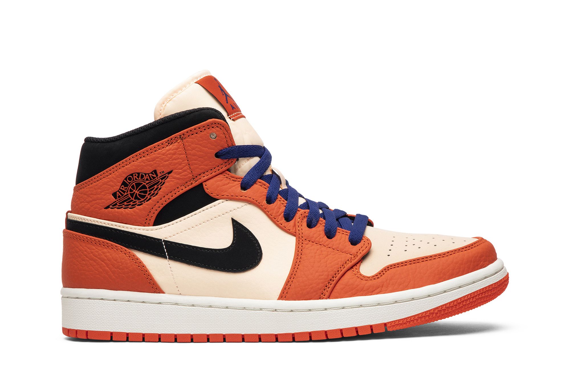 Nike air jordan 1 mid orange shop