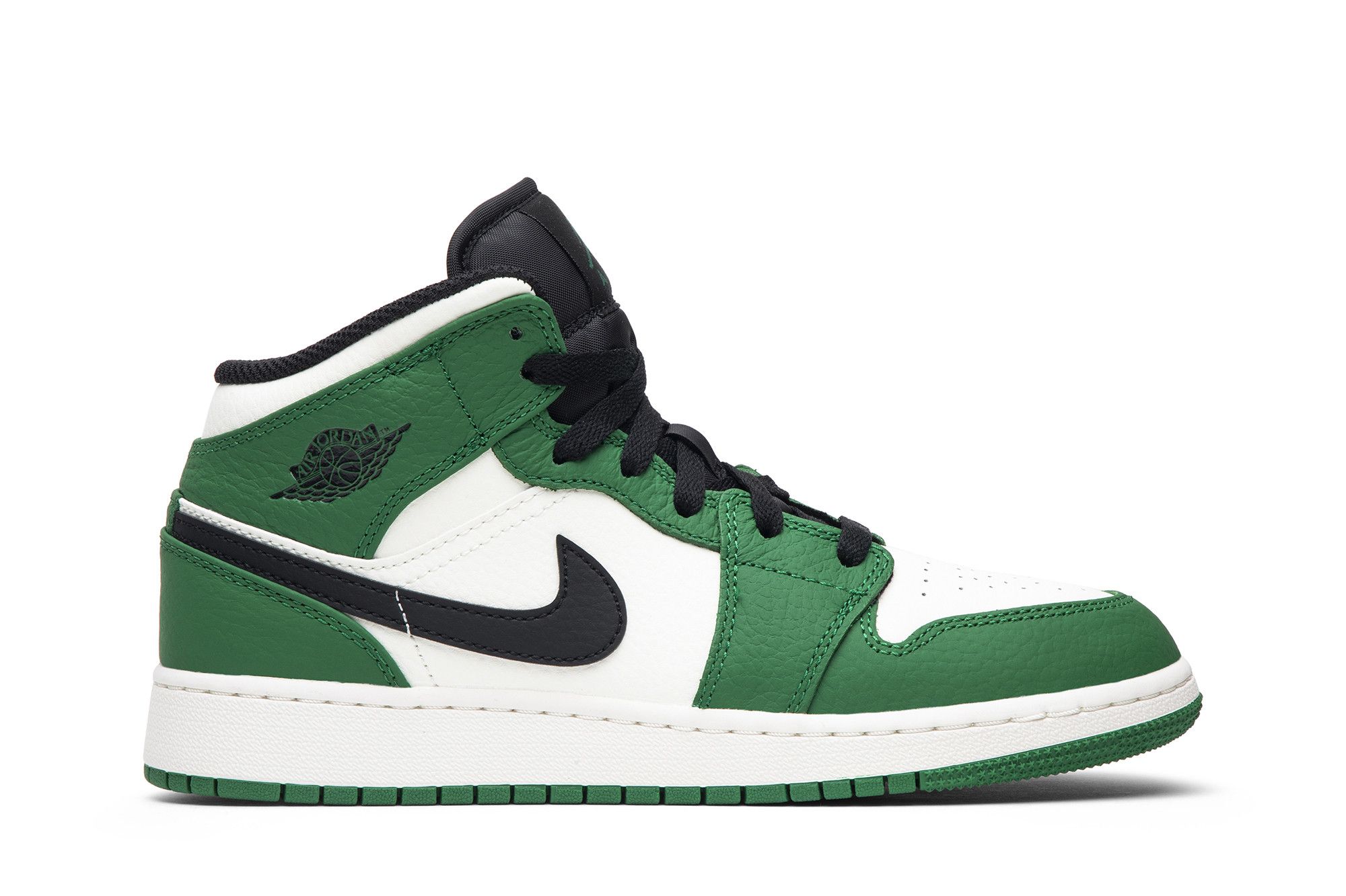 Buy Air Jordan 1 Mid SE GS Pine Green BQ6931 301 GOAT
