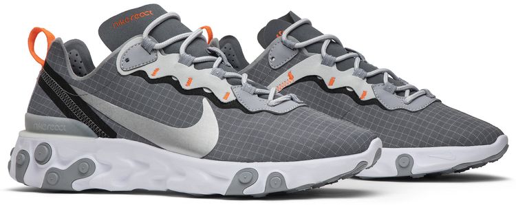 Nike React Element 55 Grid Cool Grey