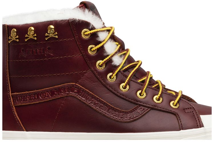 Kith x Mastermind World x Vans Sk8 Hi Reissue Zip LX Brown