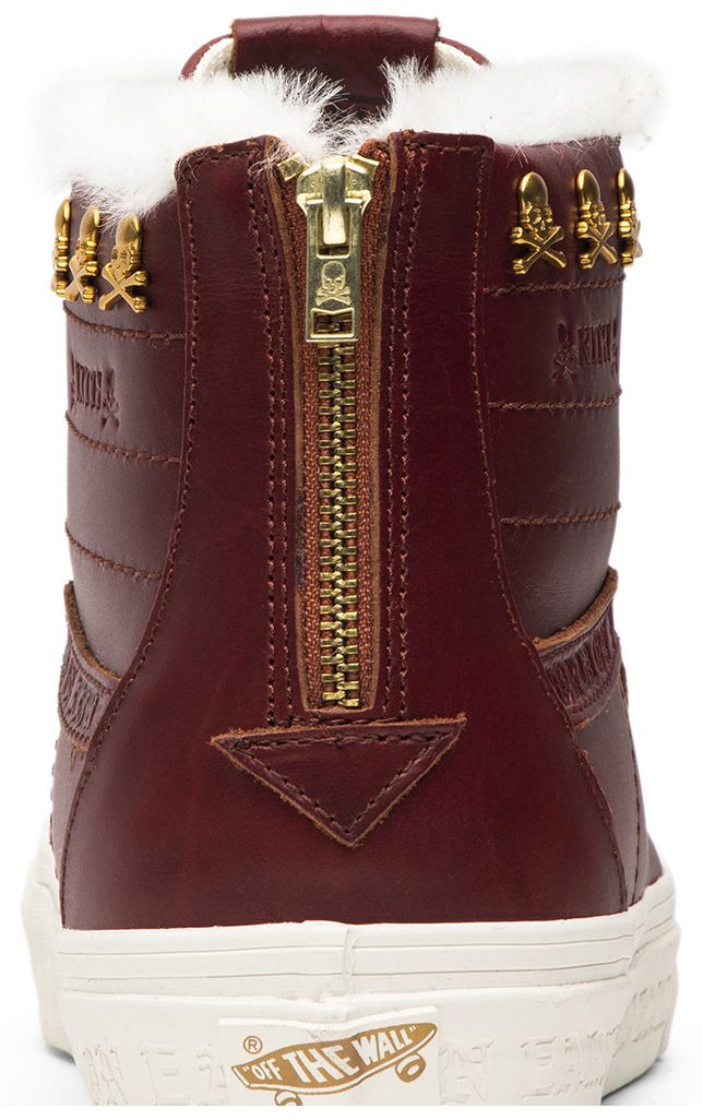 Kith x Mastermind World x Vans Sk8 Hi Reissue Zip LX Brown