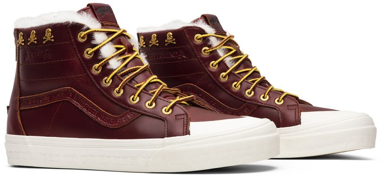 Kith x Mastermind World x Vans Sk8 Hi Reissue Zip LX Brown