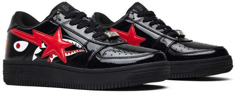 Bapesta Low Black Shark Face