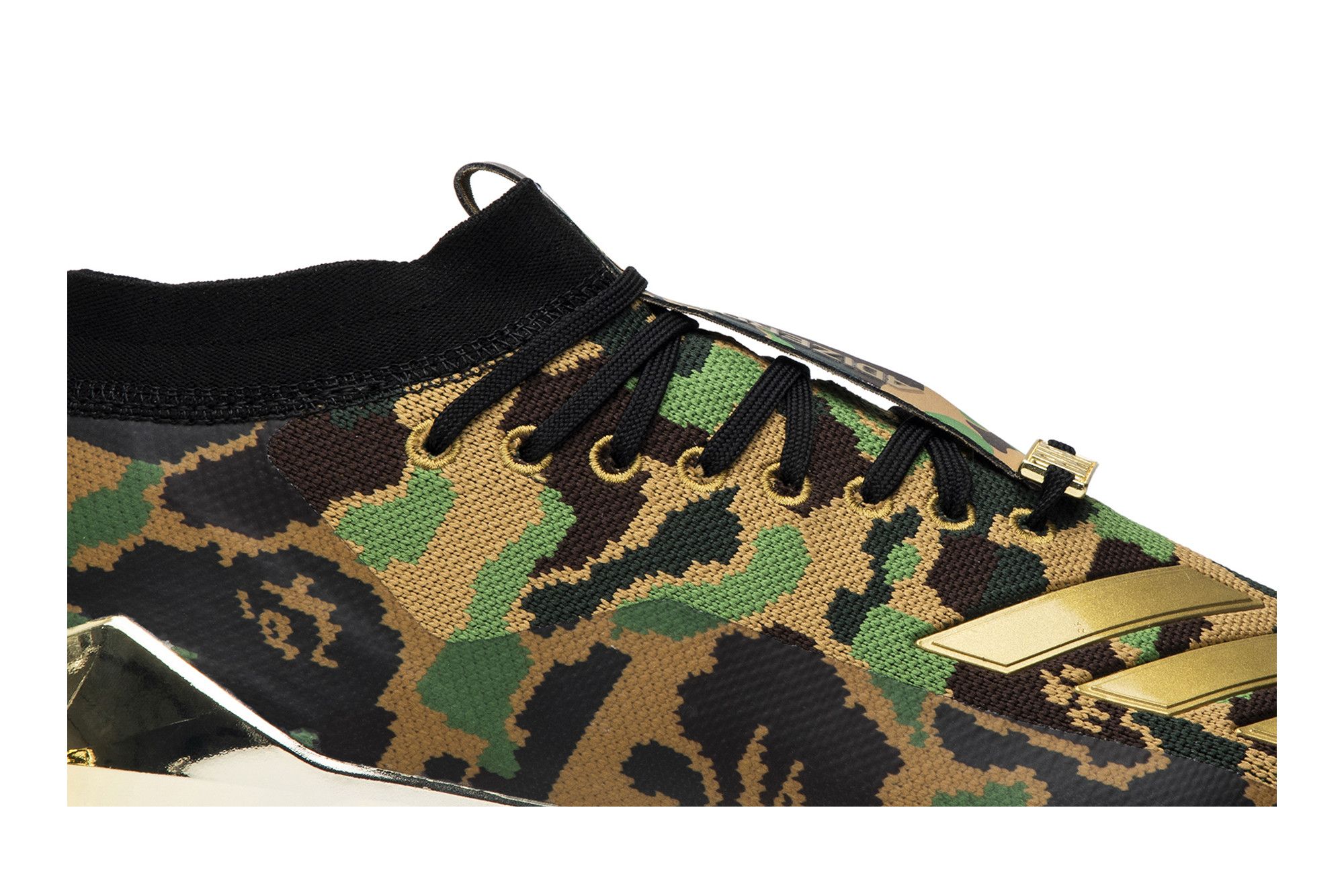 Size 11.5 A Bathing Ape x Adizero Cleat Green Camo