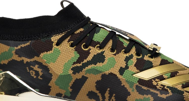 A Bathing Ape x Adizero Cleat Green Camo