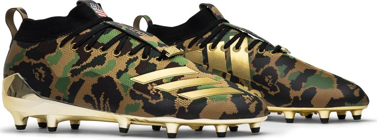 A Bathing Ape x Adizero Cleat Green Camo