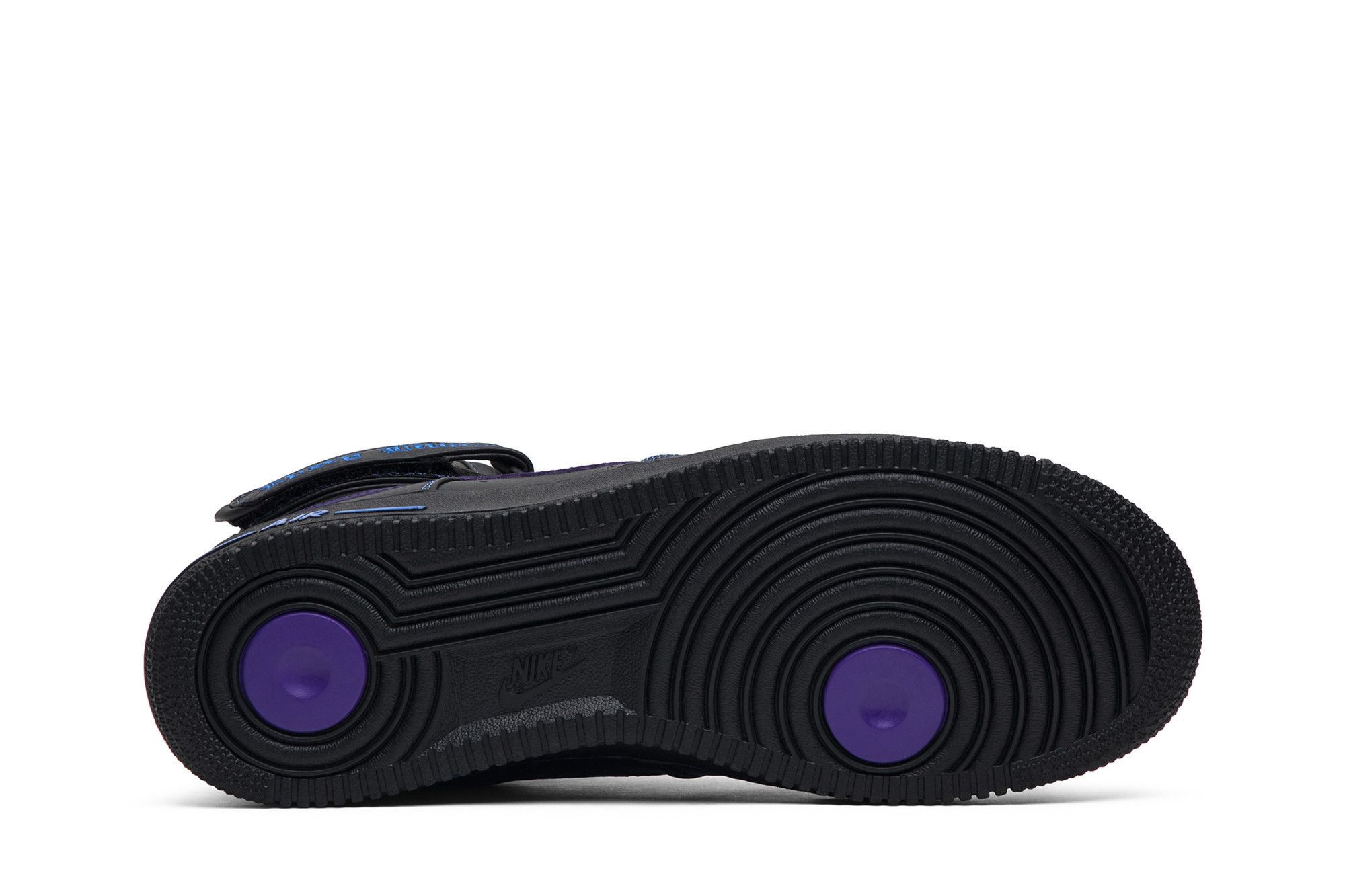 Size 11.0 Vlone x Air Force 1 High Purple Swoosh Sample