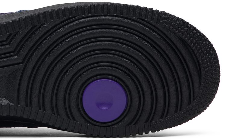 Vlone x Nike Air Force 1 High Purple Swoosh Sample