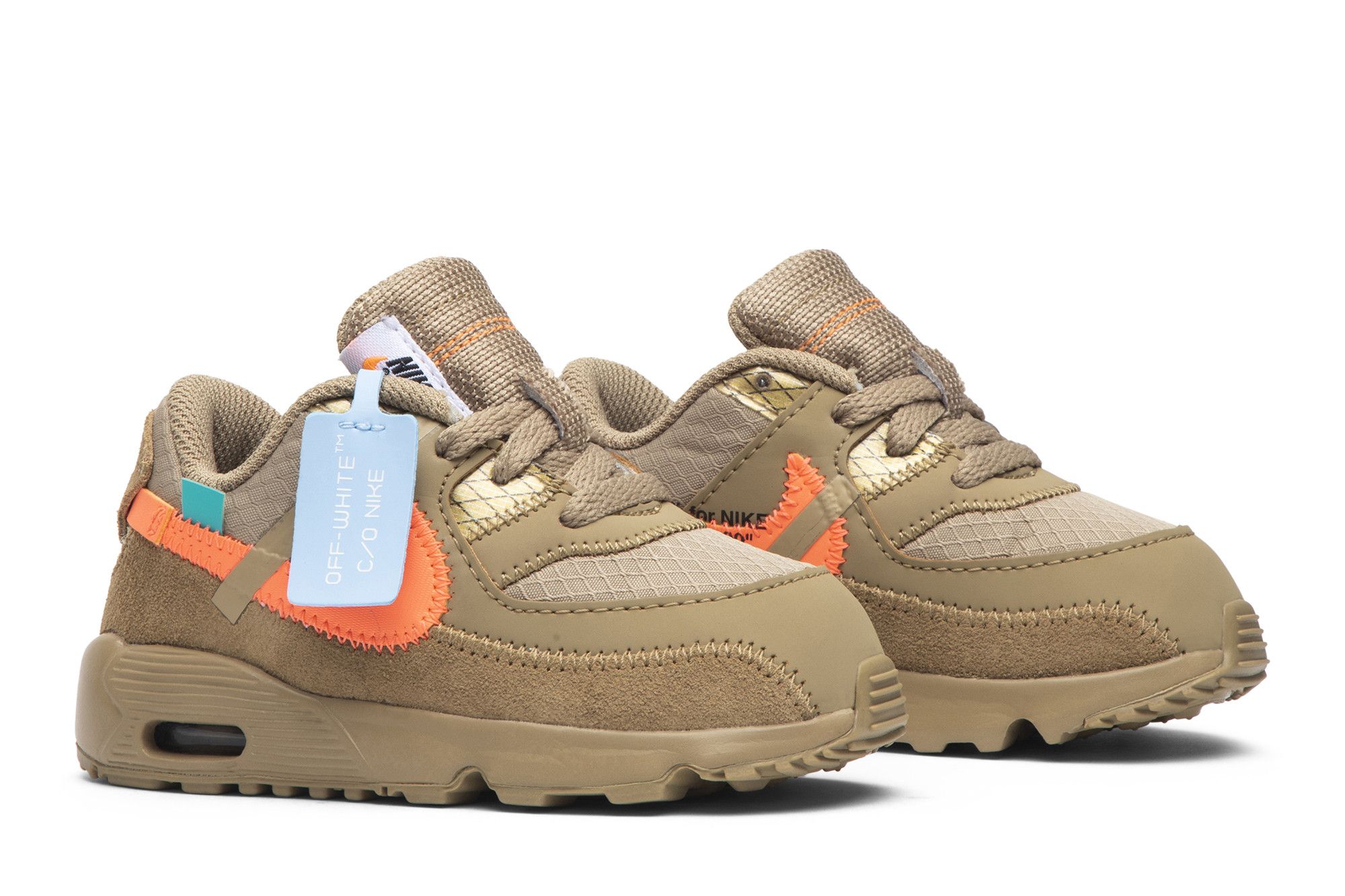 Size 2.0 Off-White x Air Max 90 TD 'Desert Ore'