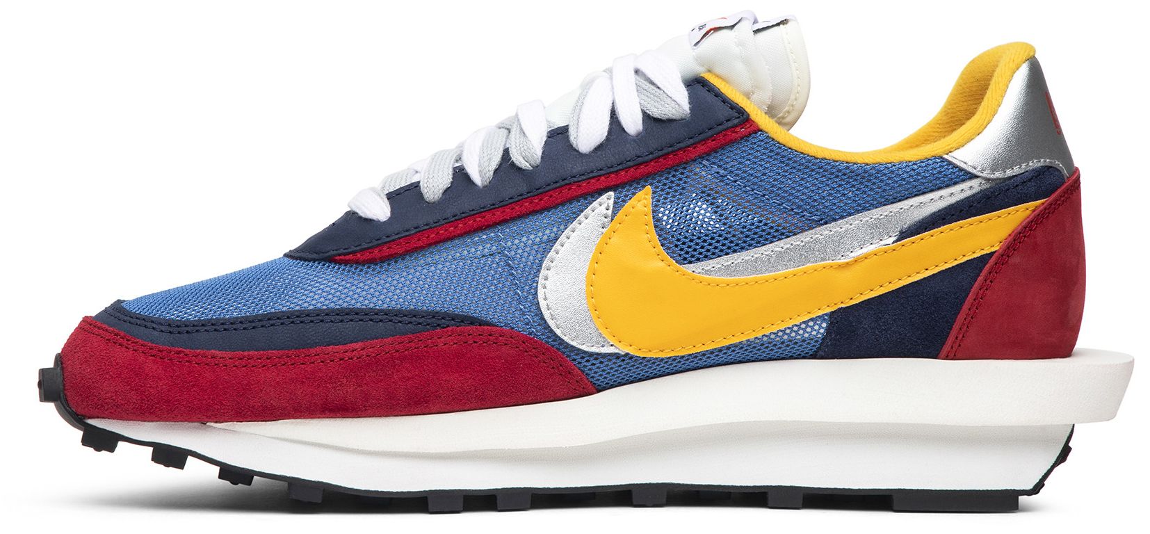 sacai waffle blackened blue