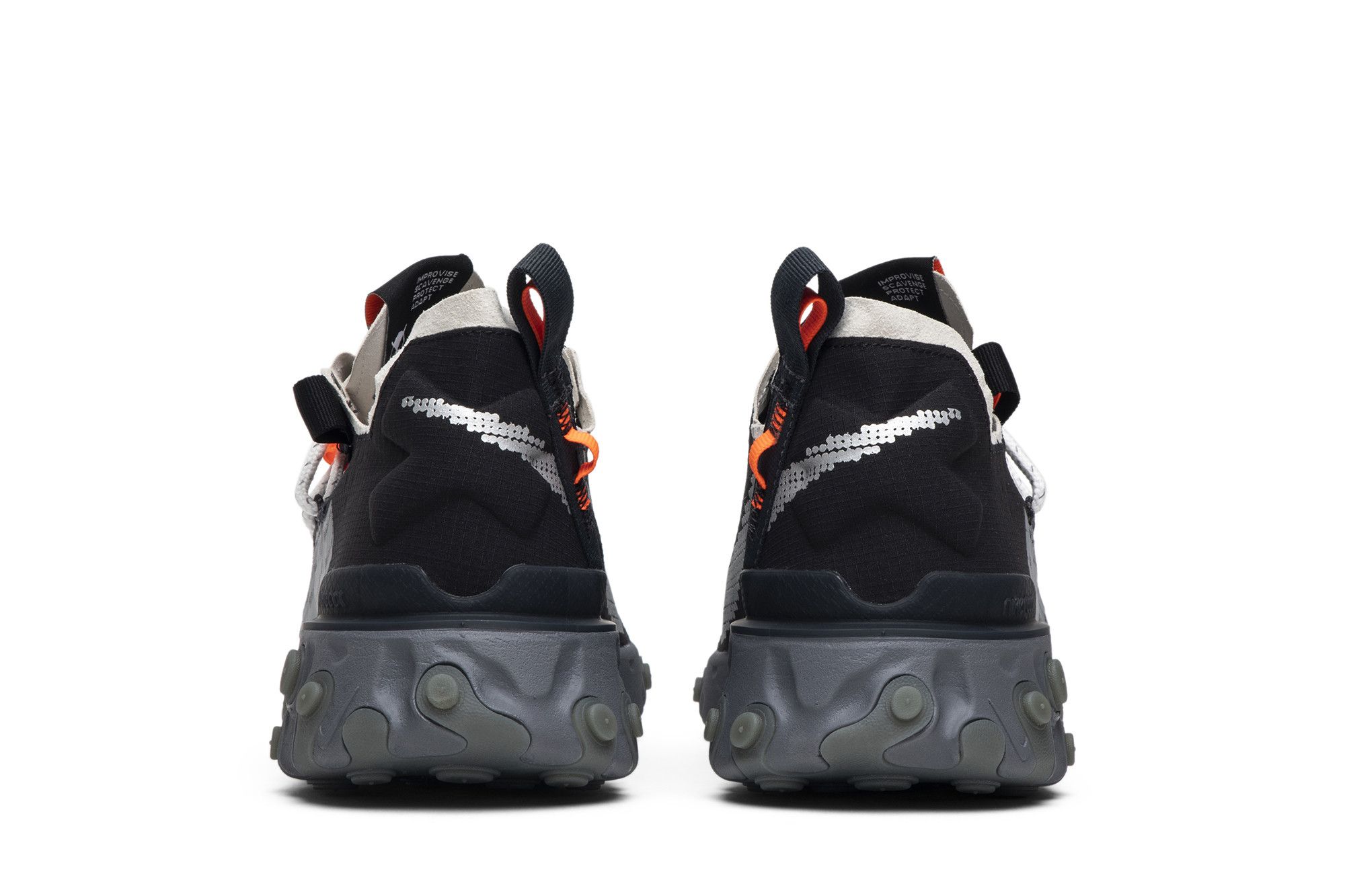 Nike react wr ispa black & metallic silver online