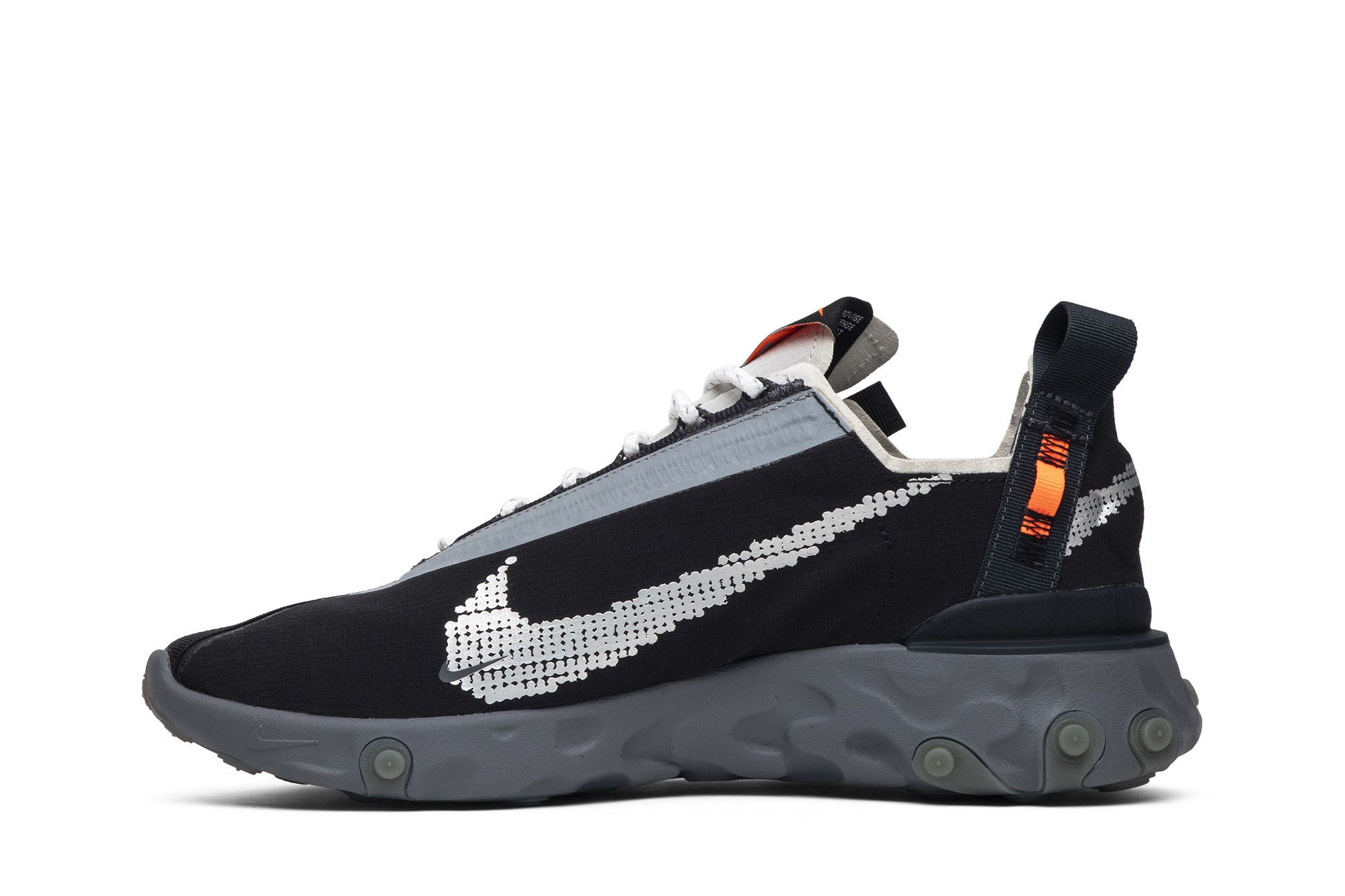 Nike react ispa black low top