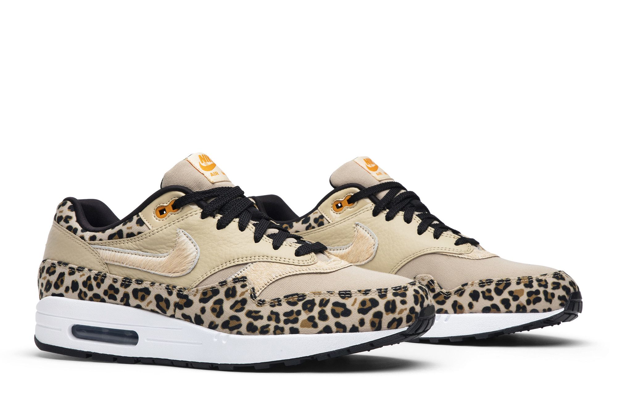 air max 1 trainers desert ore wheat leopard