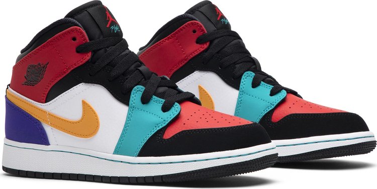 Air Jordan 1 Mid GS Multi Color