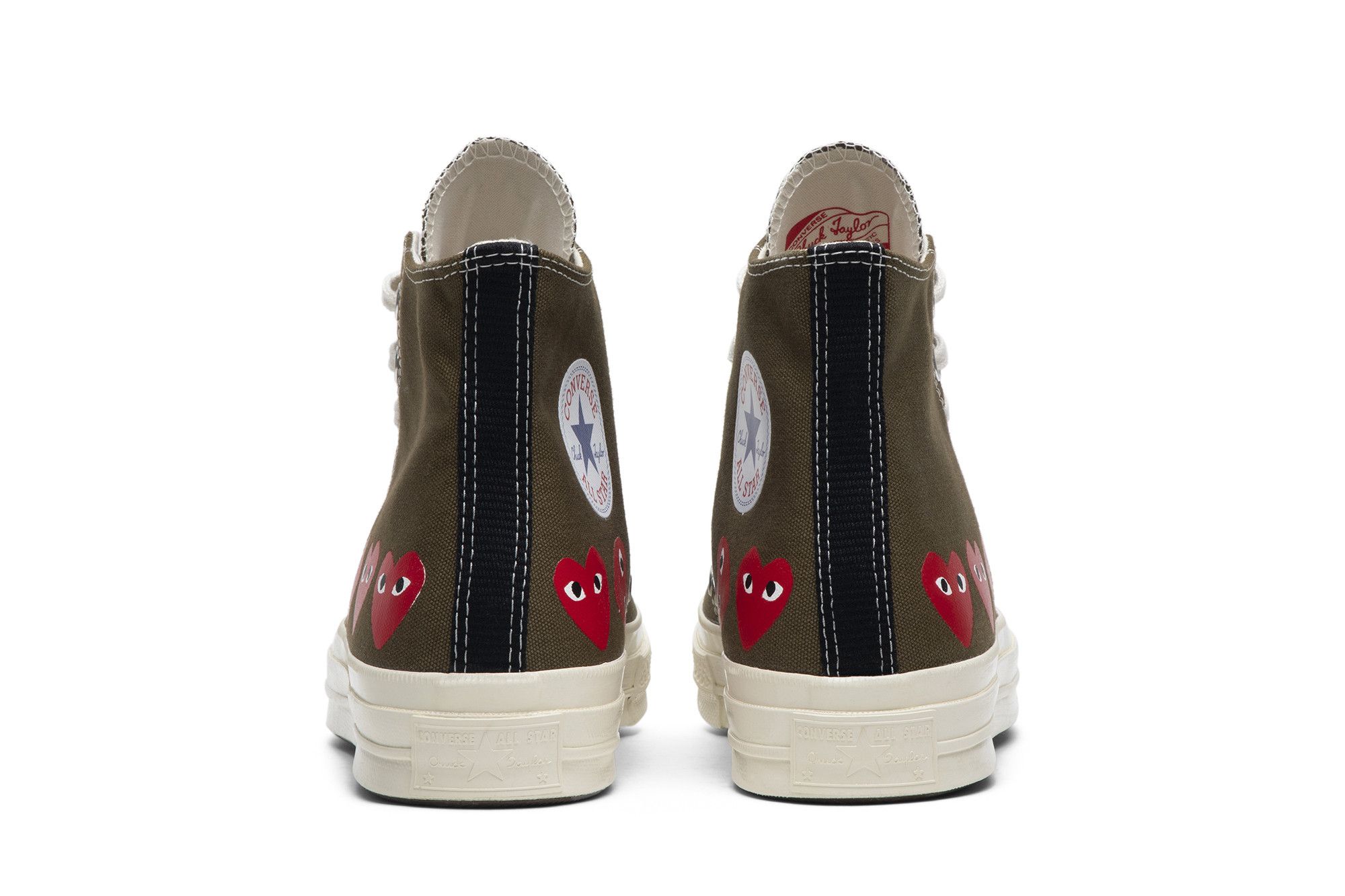 Converse cdg brown best sale