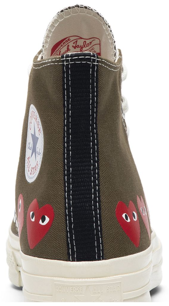 Comme des Garcons Play x Converse Chuck 70 Hi Top Multi Heart