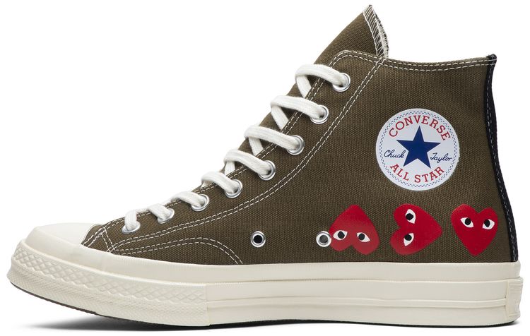 Comme des Garcons Play x Converse Chuck 70 Hi Top Multi Heart