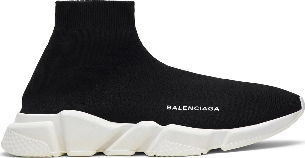 Buy Balenciaga Speed Trainer Mid 'Black' - 483502W05G01000 | GOAT
