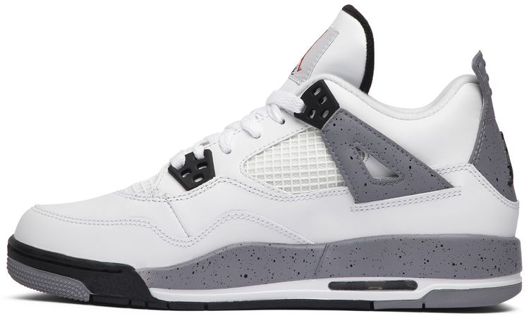 Air Jordan 4 Retro GS White Cement 2012