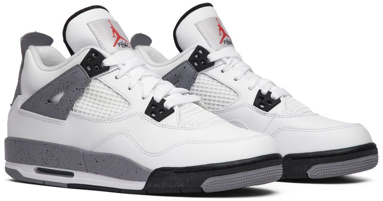 Air Jordan 4 Retro GS White Cement 2012