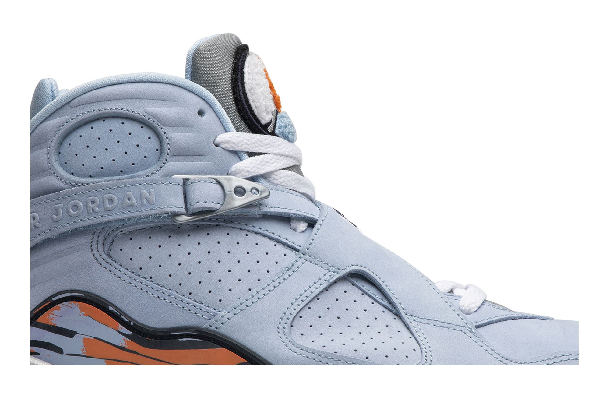 Size 8.5 Wmns Air Jordan 8 Retro Ice Blue