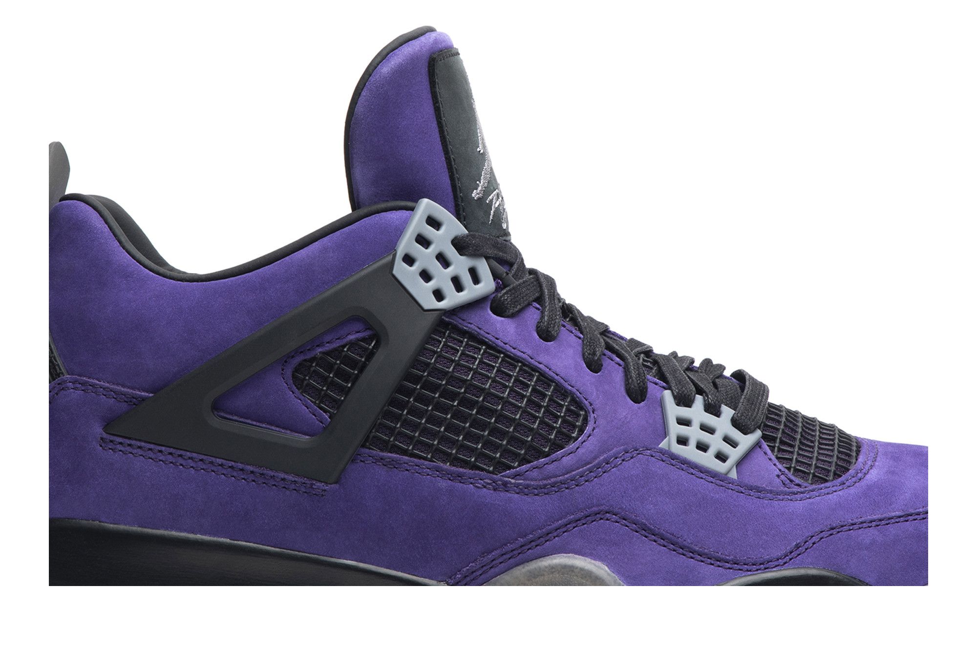 Buy Travis Scott x Air Jordan 4 Retro Purple Suede Black Midsole SP17 MNJDLS 811 AJ4 766296 GOAT