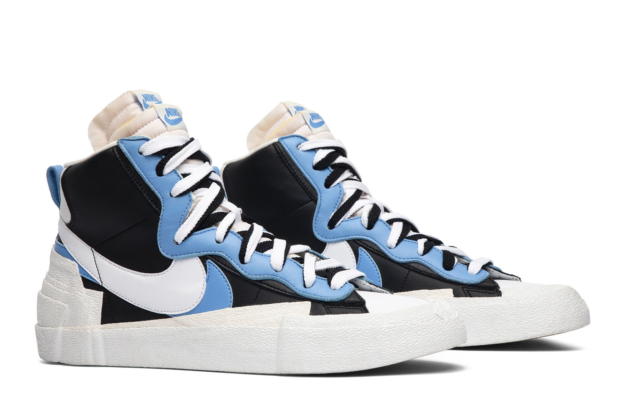 Buy sacai x Blazer Mid Black Blue BV0072 001 GOAT CA