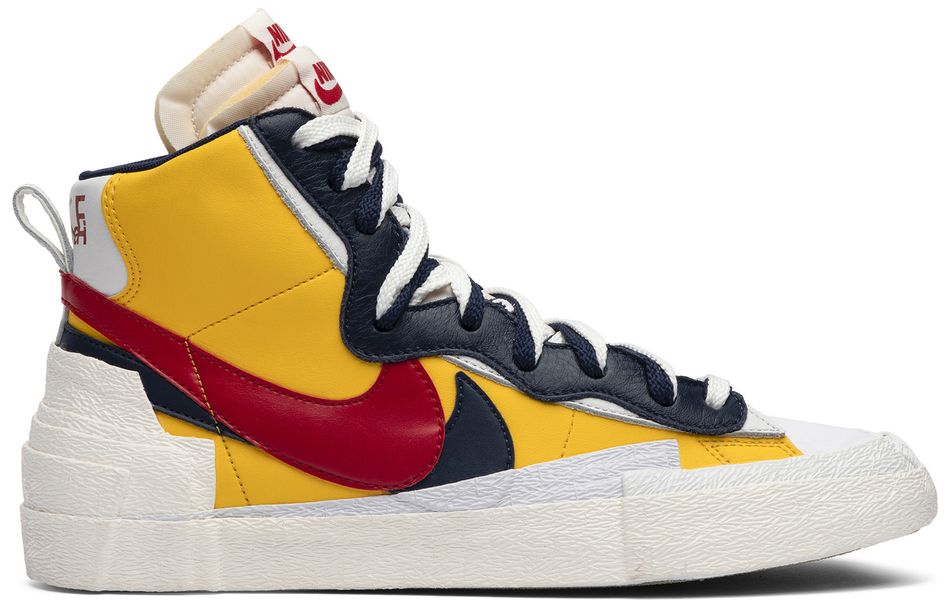 sacai blazer mid blue