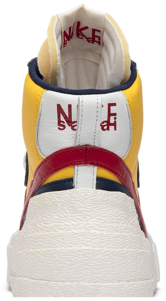 sacai x Nike Blazer Mid Maize Navy